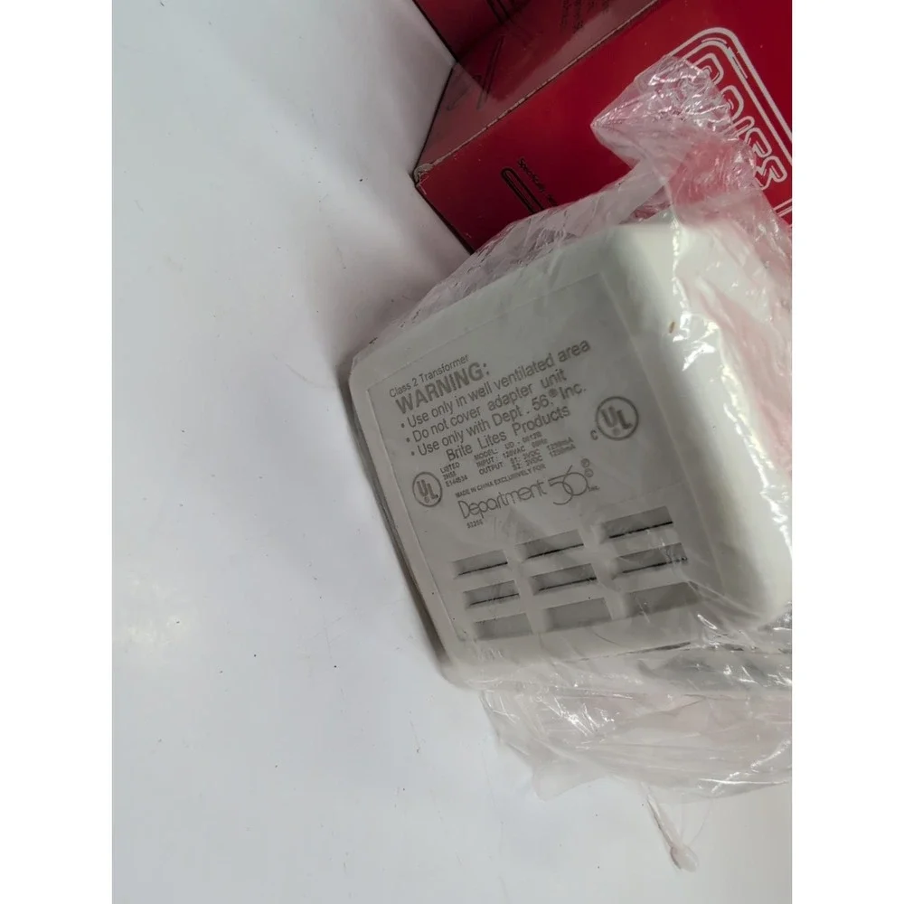 Lot 6Department 56 Brite Lites Adapter #52256 Class 2 Transformers‎ Power Supply